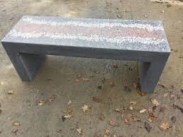Terrazzo Garden Concrete Bench