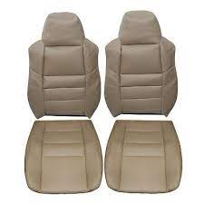 Front Leather Seat Cover Tan