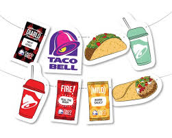 Taco Bell Banner Taco Bell Party Taco