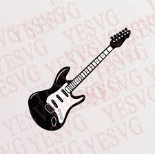 Electric Guitar Svg Guitar File Clipart