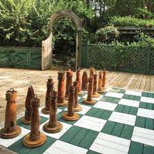 Deck Tile Chess Board Patio