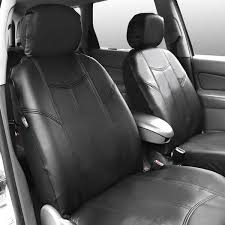 Fh Group Pu Leather 47 In X 23 In X 1 In Rome Full Set Seat Covers