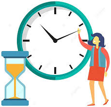 Time Clock Clipart Vector Time