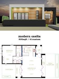 Casita Plan Small Modern House Plan
