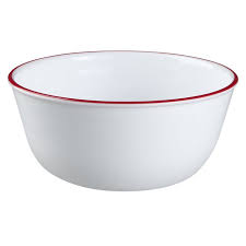Red Banded 28 Ounce Large Soup Bowl
