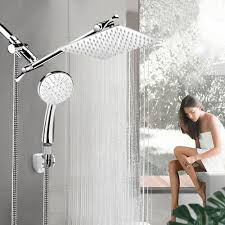 8 Dual High Pressure Rainfall Shower