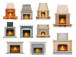 Cartoon Fireplace Vector Images Over 7