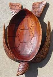 Sea Turtle Bowl Was Hand Carved