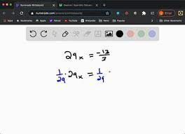 Solved Solve Equation Using A Two Step