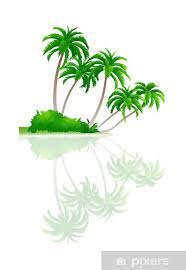 Wall Mural Vector Icon Palm Tree