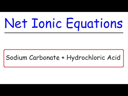 Sodium Carbonate Hydrochloric Acid