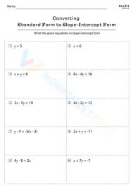 Linear Equations Worksheets 2024