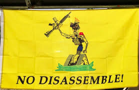 No Disassemble Johnny 5 Gadsden Flag 80