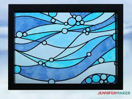 Faux Stained Glass Window A Coloring