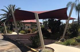 Tensile Shade Structure Hypar Fabric
