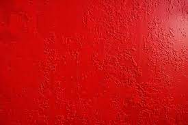 Old Rusty Metal Wall Painted Of Red Color