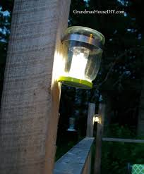 Mason Jar Solar Lights For My Back Deck