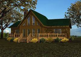 Single Story Log Homes Floor Plans