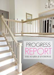 Hardwood Stairs And Entryway Makeover