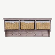 Coat Racks With Shelf Storage Baskets