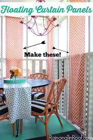 Diy Floating Curtain Panels