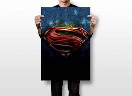 Superman Logo Tv Comics Icon Painting