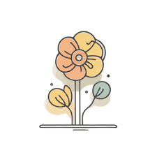 Small Flower Drawing Png Transpa