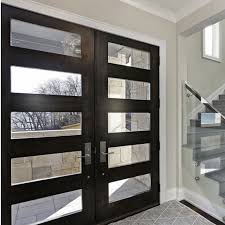 Main Wooden Glass Entry Door