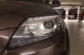 what does the marking of car headlights