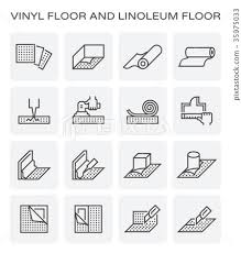 Vinyl Floor Icon Stock Ilration