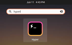 hyper a beautiful terminal built with
