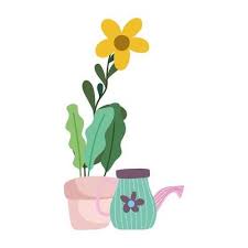 Watering Can Nature Isolated Icon Style