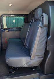 Tailored Rear Bench Black Seat Covers