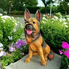 Resin German Shepherd Dog Statue At Rs