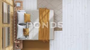 Japandi Bedroom In White And Yellow