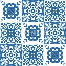 Azulejo Blue Tiles For Wall Decoration