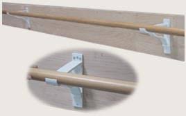 Wood Wall Mounted Ballet Barre Maple