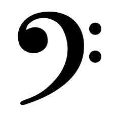 Bass Clef Symbol Flat Icon