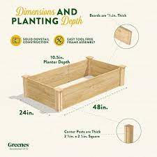 Greenes Fence 2 X 4 X 10 5 Cedar Raised Garden Bed