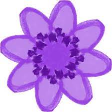 Purple Flower Icon 9637032 Png