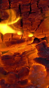 Fire Fireplace Vertical Stock Footage