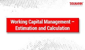 Working Capital Management Estimation
