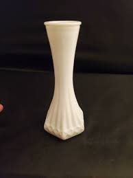 Vintage Milk Glass Bud Vase Hoosier