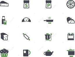 Kitchen Icon Set Long Loaf Color Icon