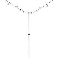 Iyn Stands String Light Pole Stand With Mounting Brackets