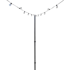 Heavy Duty String Light Pole Stand