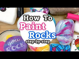 How To Paint Rocks Step By Step Rock