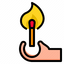 Box Fire Light Match Matches Icon