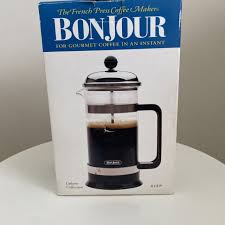 Bonjour Glass French Presses For