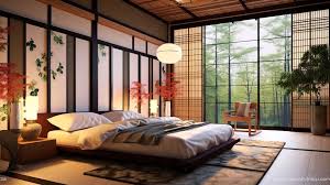 3d Rendering Of Japanese Style Interior